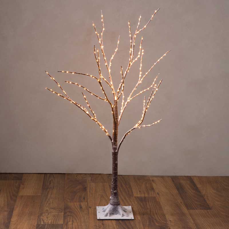 Small Lighted Birch Tree (brown)